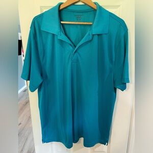 XL- Architect Golf Performance- Men- Bright Blue- Short Sleeve, Polo